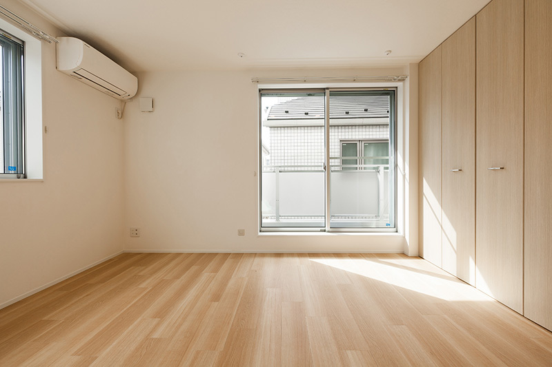 無垢の床が心地よい居室